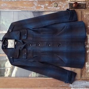 B's Closet Cotton-Poly Blend Style #FM70353AUH Woman's Jacket Blazer Black & Blu